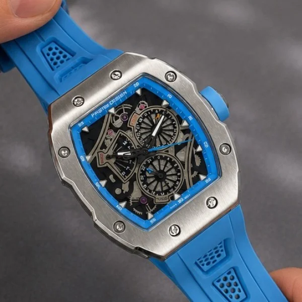 Мужские часы Pagani Design PD-YS012 Silver-Blue фото 5